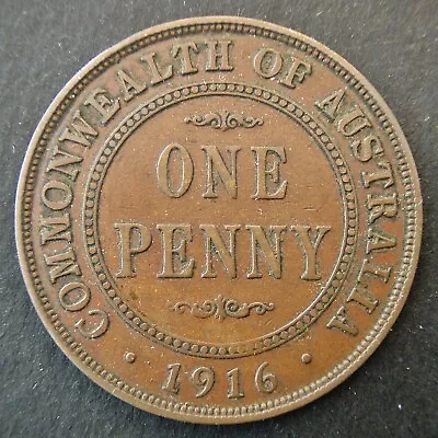 1916 Penny Variety - Missing Or Feint Mintmark • $30