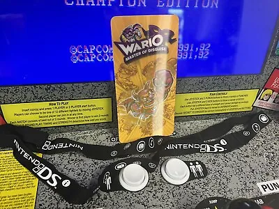 2007 Nintendo DS Wario Master Of Disguise Lenticular Promo + DS Lanyard • $33.15