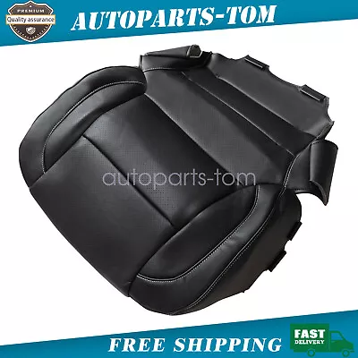 Driver Bottom Leather Seat Cover For 2014-2019 Chevy Silverado 1500 2500 Black • $49.79