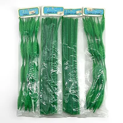  NIP Vintage Green Chenille Stem Christmas Holiday Craft Pipe Cleaner 12  • $50.05