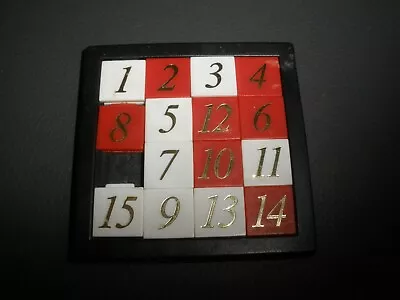 Vintage Slide Puzzle #1-15 Numbers (T19) • $15.99