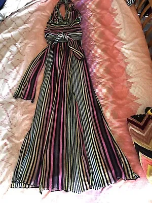 Missoni 2006 Iconic Dress Vertical Leap Long Striped Dress. • $499.99