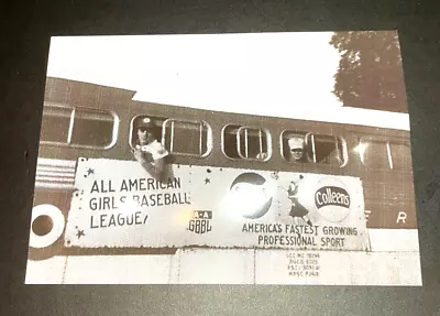 5  X 7  Photo Print Of AAGPBL Bus Featuring Sallies & Colleens • $20