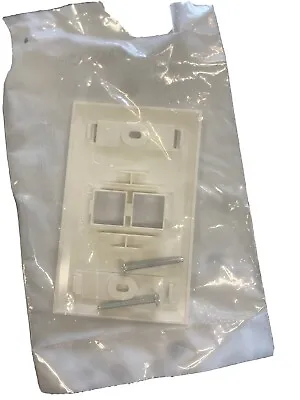 $4 • Buy CommScope - Systimax - Lucent - M12L-262 White 2-Port Faceplate 108168469 A12