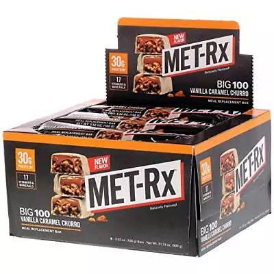 MET-Rx Big 100 Colossal Protein Bars Great As Healthy Meal Replacement 9 Count • $42.77