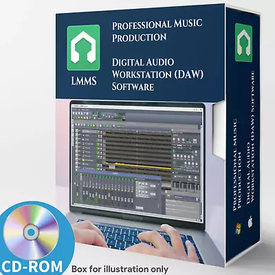 LMMS Pro Music Production - Multi Track Audio Editing & Mixing DAW Software • $15.99