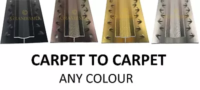 £6.95 • Buy Carpet To Carpet Gripper Strip - Threshold Profile Flooring - Door Bar Trim