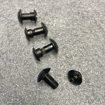 ACH MICH HELMET GENTEX 4-Point CHINSTRAP Replacement Hardware SET Screw Nut 4pk • $11.99