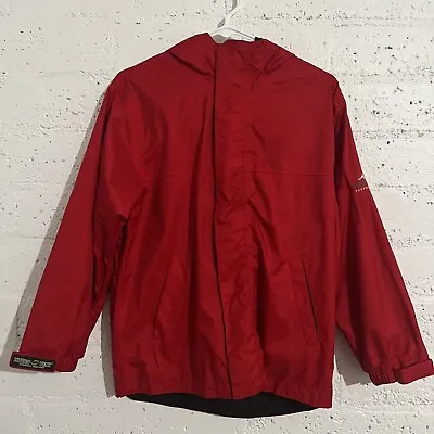 Pacific Trail Boys Jacket M Red Hydro Vent Breathable Waterproof A8 • $8.95