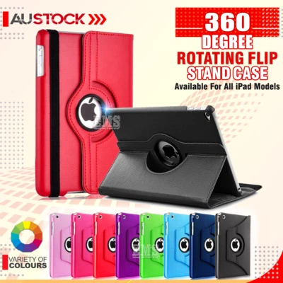 $9.99 • Buy Flip Leather Case Cover For IPad 10th 9th 8th 7th 6th 5th Gen Air 1 4th Mini Pro