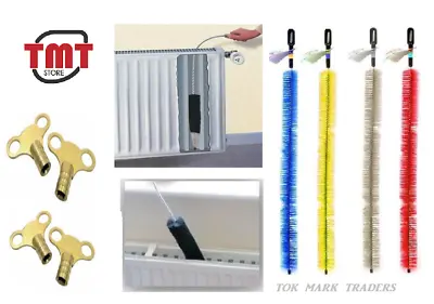 Long Reach Flexible Radiator Heater Heating Bristle Brush Dust Cleaner /Key 70cm • £4.20