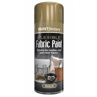 Flexible Fabric Spray Paint Leather Vinyl Textile Clothes Fast Drying - 200ml • £5.69