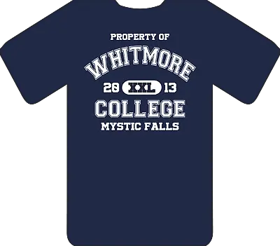 Whitmore College T-Shirt - Inspired By Vampire Diaries Timberwolves Salvatore • £15.99