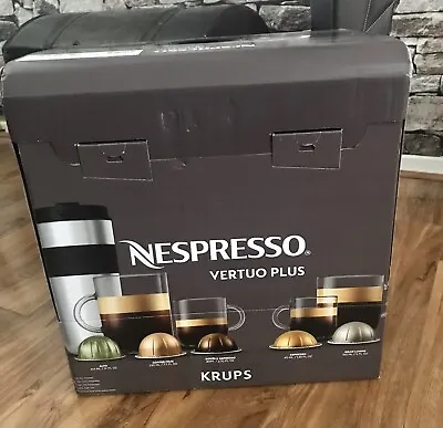 £129 • Buy Nespresso Vertuo Plus Coffee Machine By Krups Black XN900840 + PODS (RRP £220)