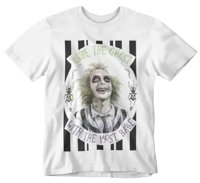 £6.99 • Buy Beetlejuice T-Shirt Ghost With The Most Babe Tee Movie Retro Film 80s 90s 