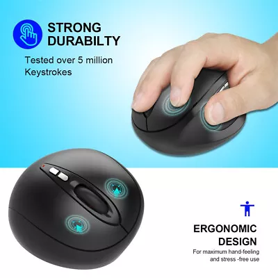 Key Mouse 2.4G Wireless 6 Mice Ergonomic G836 Performance Final Mouse Air 58 • $21.35