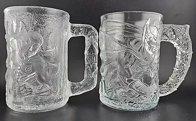 Vintage Robin Batman Forever McDonalds Mug Glass Cups 1995 DC Comics Made France • $13.99