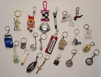 Vintage To Now Keychain Lot Of 22 Casa Blanca NFL Music John Connally Balow • $17.95