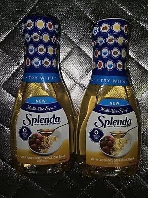 (2)Splenda Multi Use Syrup Zero Calorie Sugar Free Sweetener Maple Sub 8 Oz🔥🔥 • $18.98