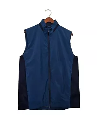 Holderness & Bourne The King Vest Dry Luxe Performance Tailored Fit Men's M Blue • $59.99