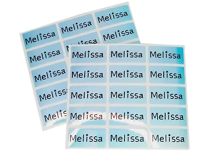 Blue Hologram Stick On Name Labels X51 Great For Equipment Stationary & More • £4.89