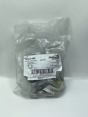 (BAG OF 5) National N223-685 Anchor Shackle With Screw Pin Galvanized 3/8  • $14.93