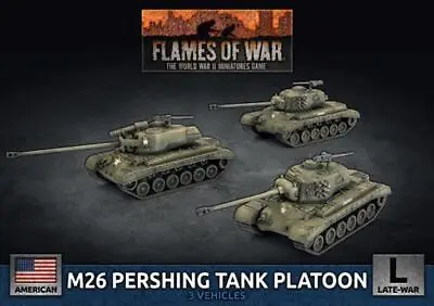 M26 Pershing Tank Platoon American Flames Of War • $27