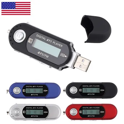 USB Digital MP3 Music Player LCD Screen Support 32GB TF Card + FM Radio Portable • $11.39