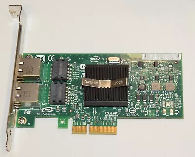 IBM PRO/1000 PT Dual Port Gigabit Network Card 39Y6127 Full Height PCIe X4 • $17.49