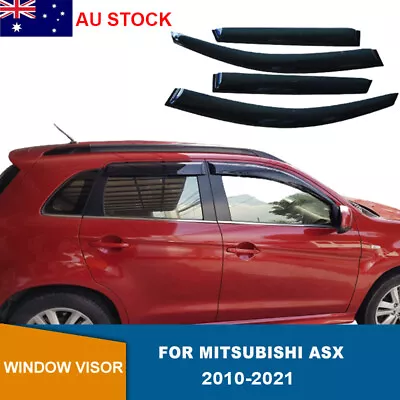 $44.99 • Buy 4PCS Weather Shields Weathershields Window Visors For Mitsubishi ASX 2010-2021