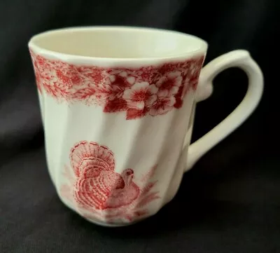 Myott Factory Archives Thanksgiving Red Cup Mug(s) 4  Turkey • $9.19