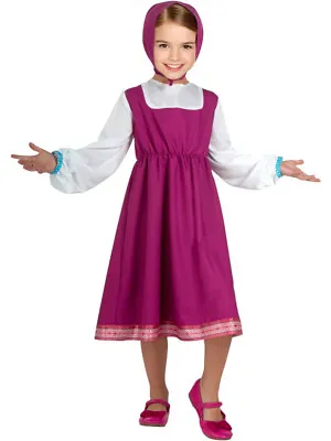 Studio Halloween Masha And The Bear Dress Classic Girl's Costume 2123X • $33.99