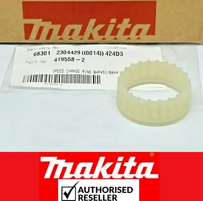 Genuine Makita Speed Change Gear Ring Drill 8444 BHP441 BHP451 DHP451 BDF451 • £4.86