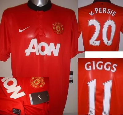 Manchester United Nike BNWT 2XL XXL Giggs Mata Rooney Soccer Shirt Jersey New • £54.99