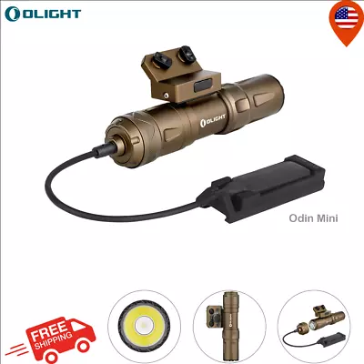 Olight Odin Mini Desert Tan 1250 Lumen Rechargeable Tactical Flashlight • $139.95