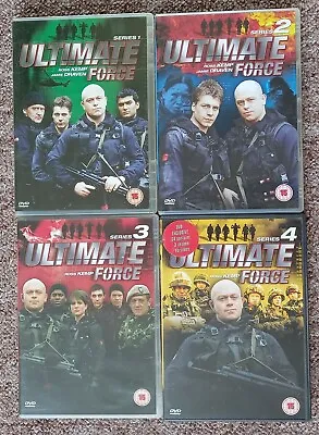 ULTIMATE FORCE COMPLETE COLLECTION SERIES 1-4 DVD Season 1 2 3 4 UK Releas - DVD • £4.99