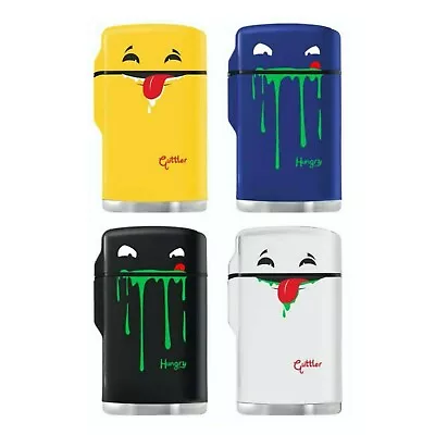 £14.99 • Buy Yellow + White + Black + Blue 4 X ZENGAZ MAXI JET ZL-10 Lighters Face Design