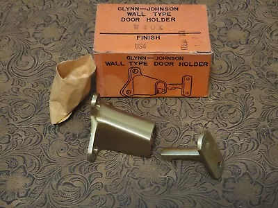 Glynn Johnson Wall Type Door Holder W40X - Brass Finish US4 - NOS Vintage ᵱ • $8.99