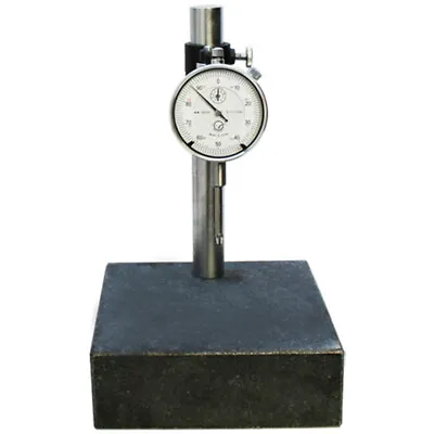 Granite Check Stand Comparator Base Surface Plate 6x6 And Dial Indicator • $57.77