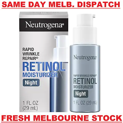 Neutrogena Rapid Wrinkle Repair - Retinol Night Moisturizer Anti Aging - 29mL • $36.70