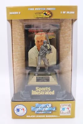 1997 Mickey Mantle Pewter NIB Baseball Statue Sports Illustrated Yankees/30000 • $19.99