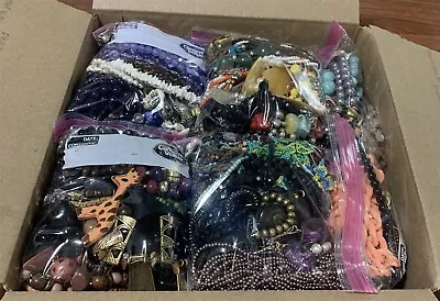 18lbs+ Lot Of Vintage To Now WEARABLE Mixed Costume Jewelry Box Bulk Resale #5!  • $99.99