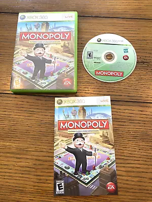 Xbox 360 Video Game Monopoly With Manual TESTED WORKS • $13.49