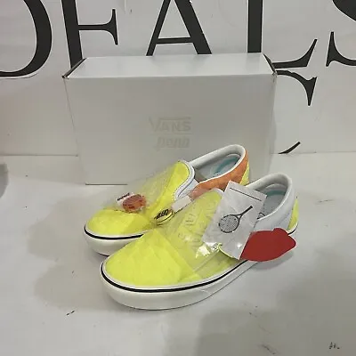 Vans X Penn Comfycush Slip On Tennis Shoes Yellow VN0A5DY64D2 NEW Size 6 • $30