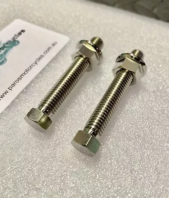 Suzuki Gsxr1000k1-k6 2001-2006 Titanium Chain Adjuster Bolts Kit M8x45mm 1.25mm • $29.95