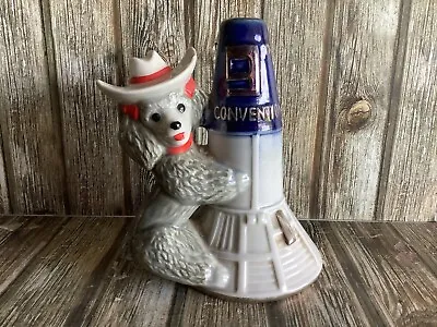 Jim Beam HOUSTON TEXAS Convention Decanter POODLE ON SPACE CRAFT ROCKET Empty • $66