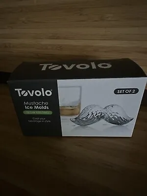 Tovolo Mustache Ice Molds Slow Melting Set Of 2 • $12