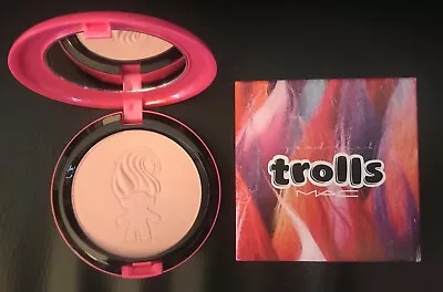 Nib New Mac Trolls Beauty Powder Full Size W Box Compact Play It Proper Pink • $22