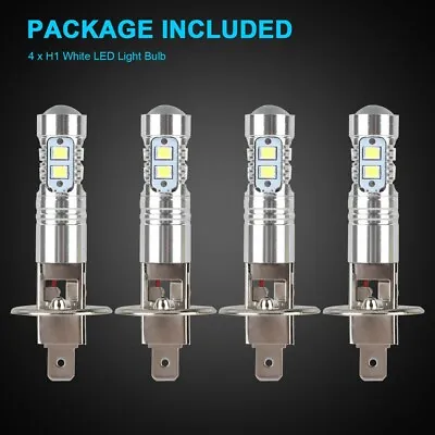 4x H1 200W CREE LED Headlight Kit Fog Driving DRL Light Bulbs 6000K Xenon White • $22.72