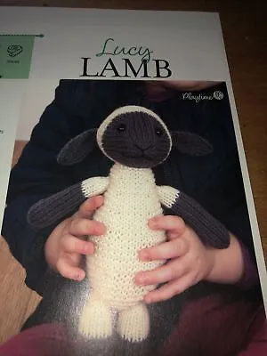 Knitting Patterns Toy Lucy Lamb DK 20cm Easter Gift Kitty • £1.99